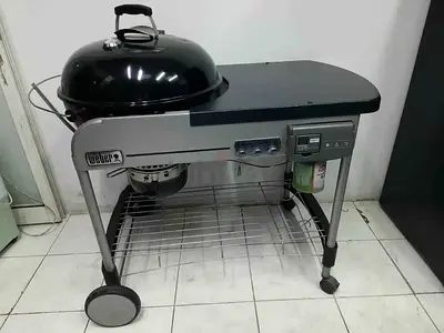 Weber Performer Premium GAS 15401004 Grill, 57 cm, Charcoal, 126 x 72 x 102 cm, Black.