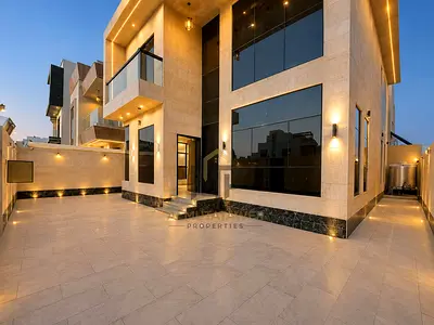 Rare Luxury in Ajman | 5-Master-Bedroom Villa | Natural Travertine Stone | Luxury Finishes