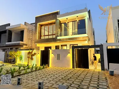 Luxury Villa for Sale in Al Helio 2, Ajman | 6 Bedrooms | Swimming Pool | Rooftop | Registration Fees Included