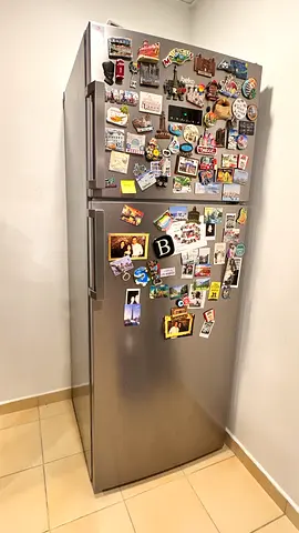Beko Silver Top-Freezer Refrigerator in Excellent Condition