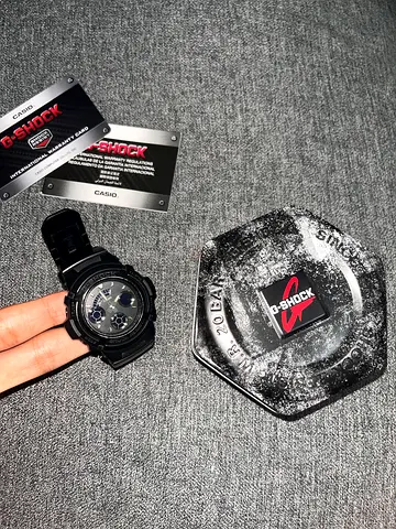 Original Casio G-Shock Matte Black Out Series (Model: AW-591BB-1A / AW-591BB-1ADR)