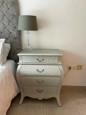 Silver four-drawer
