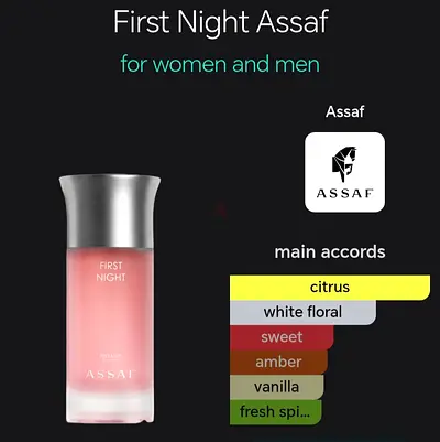 Assaf First Night unisex perfume 150 ml