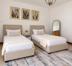 Luxury Master Room with 2 Beds | Near Mina Seyahi Tram Station
