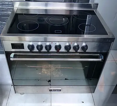 Stainless Steel Bompani Electric Ceramic Hob with Oven - Good Condition