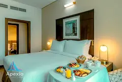 Executive 1BR Suite | Spacious Layout | City View