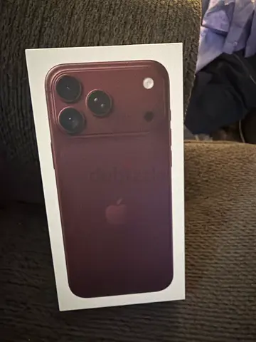 Brand new iPhone 18 Promax 256 GB burgundy uae TDRA non active sealed box