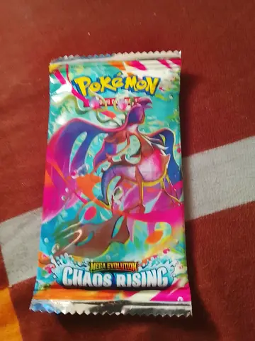 Sealed Pokémon Chaos Rising Trading Card Booster Pack