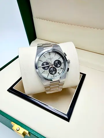 Tissot PRX Chronograph Stainless Steel Men's Watch – Excellent Condition