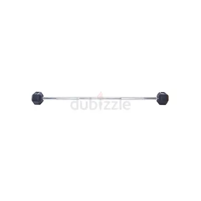 Rubber Hex Barbell with Straight Bar 30KG - Brand New