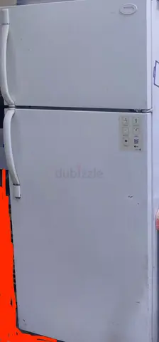 White Double-Door Refrigerator - Used, Good Working Condition. Urgent for sale within two days