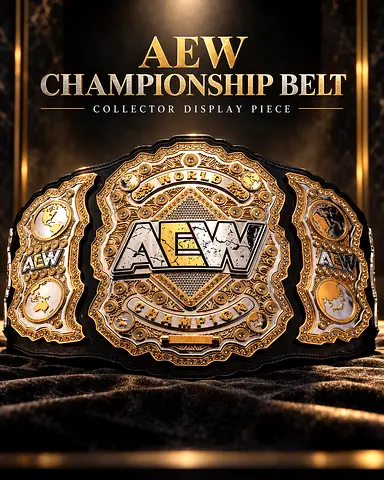 AEW World Championship Replica Belt - Good Condition