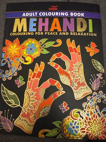 Adult Colouring Book — Mehndi: Colouring for Peace and Relaxation