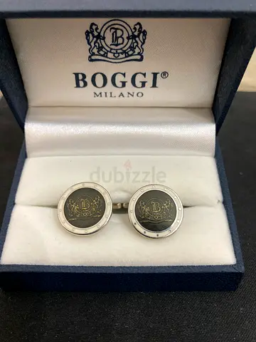 Boggi Milano men's cufflinks with original box