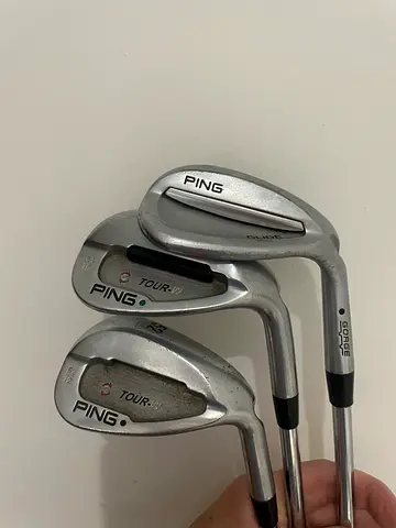 Ping Wedge Set 52 Tour W, 54 Tour W & 58 Glide Golf Pride Grips