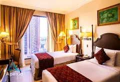Skyline View 2BR | Private Balcony | Fully Service