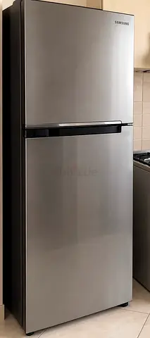 Samsung Top Freezer Refrigerator - Stainless Steel, Good Condition