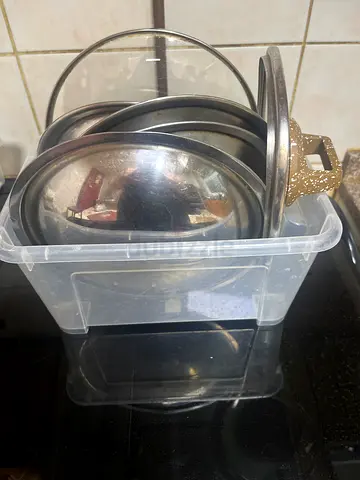 Lids for cooking pots various sizes