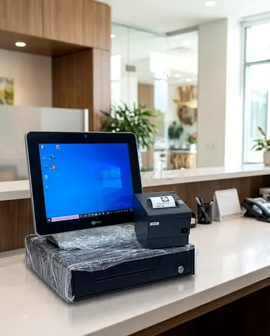 NCR POS System with Cash Drawer and Receipt Printer - Ready to Use