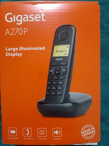 Gigaset A270P Cordless Landline Phone with Base (Good Condition)
