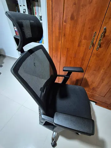 Ergonomic Black Mesh Study Chair Office Chair with Adjustable Armrests