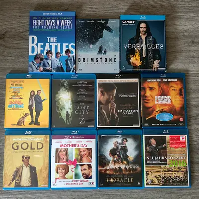 Selling a high-quality selection of 11 original Blu-ray discs.