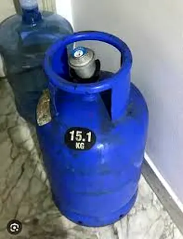 15.1kg Blue LPG Gas Cylinder - Good Condition