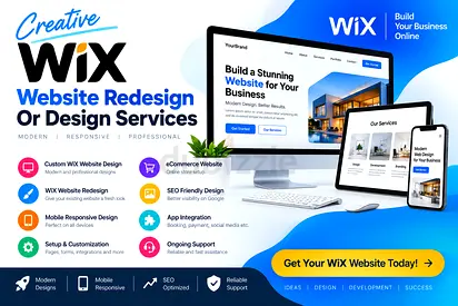 Professional Wix Website Design & Redesign | Wix Developer & SEO Services