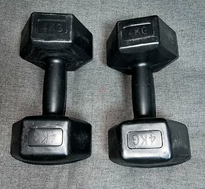 Pair of 4kg Dumbbells