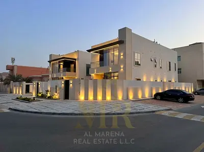 Luxury Corner Villa for Sale in Al Rawda 3 – Ajman | 5 Master Bedrooms | 5,000 sq. ft. | Central A/C Included | Freehold