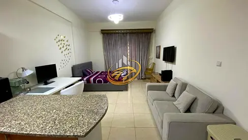 استوديو مفروش | برج أجمل سارة | شرفة مطلة على المدينة