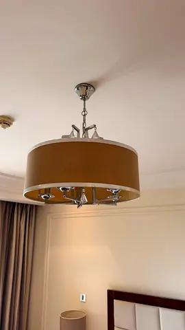 Elegant Bedroom Chandelier with Crystal-Style Pendants