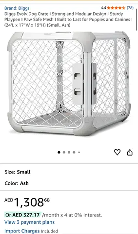 Diggs Evolv Dog Crate – Small | Like New