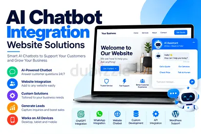 AI Chatbot Integration for Websites | ChatGPT & AI Solutions