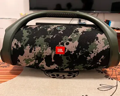 JBL Boombox 2 Portable Bluetooth Speaker - Camo (Good Condition) in original packaging