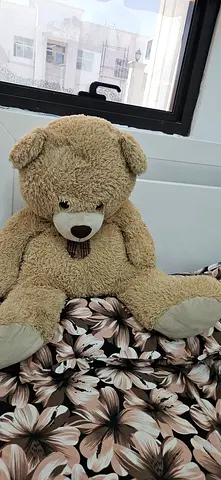Large beige teddy bear plush - good condition