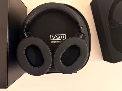 Steven Slate VSX Professional Studio Headphones & Audio Interface (Used Once)