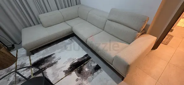 Natuzzi premium quality L shape sofa