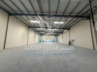 5,000 Sq. Ft. Warehouse for Rent in Al Sajaa | 150 kW Electricity | Full Civil Defense | High Ceiling & Wide Entrance