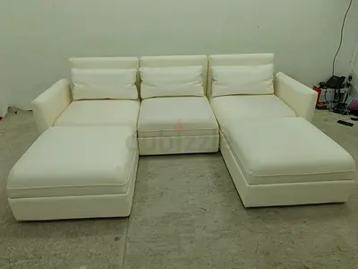 Original leather ikea storage space