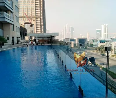 Furnished 1BR Apartment | Sulafa Tower | Balcony & Pool Access