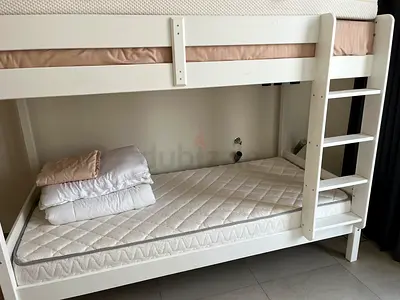 MYDAL BUNK BED FRAME WHITE