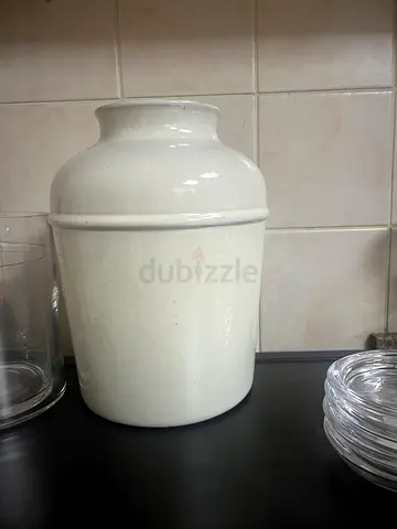White Ceramic vase