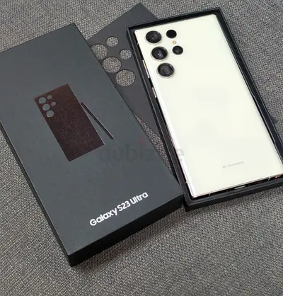 Samsung Galaxy S23 Ultra - White, Box & Accessories