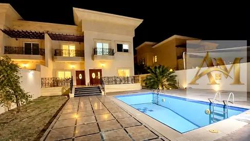 Luxurious 4-Bedroom with Pool & Majlis & Big Kitchen + Maid Room & Cover parking Ready to Move Villa