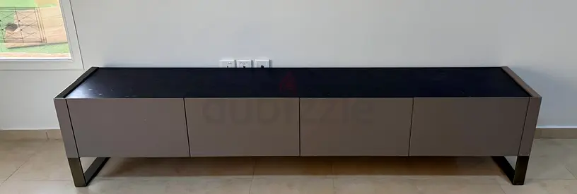 Marina Homes Long low TV console / media unit with matte finish