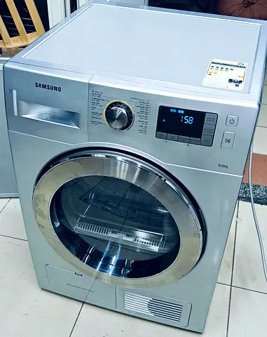 Samsung 8kg Front Load Clothes Dryer - Silver, Good Working Condition