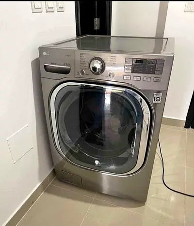 LG Front Load Washer Dryer Combo - 19/11kg Silver, Good Condition