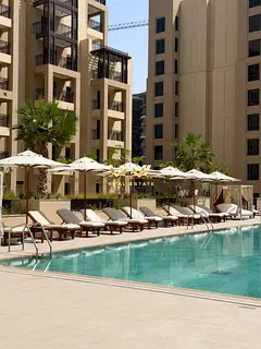 CORNER UNIT | BURJ AL ARAB VIEW AND PARK VIEW | 2 COVERED PARKINGS | MAIDS ROOM