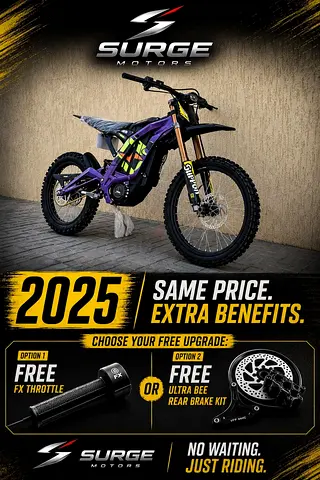 SURRON BRAND NEW PURPLE SURRON LIGHT BEE X 2025 WITH 1 YEAR WARRANTY FOR SALE